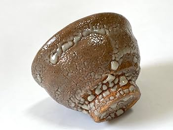 Amazon.co.jp: 陶芸家 作家物 岡本作礼 唐津井戸 ぐい呑 井戸